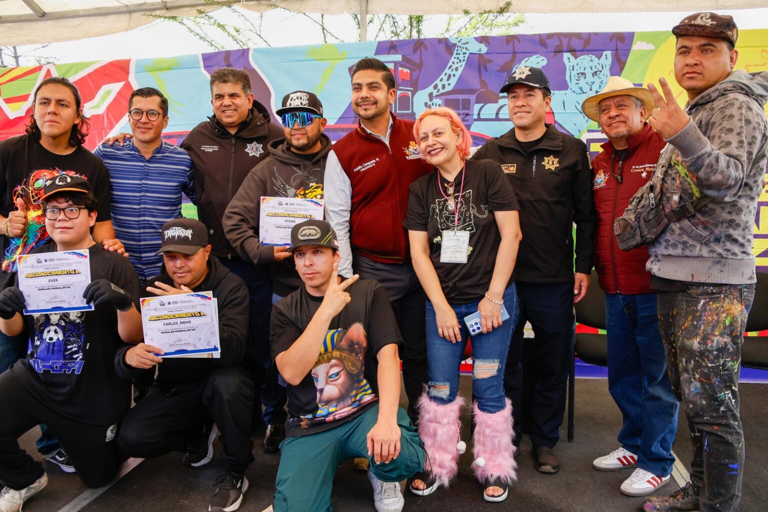 Listos 28 murales mundialistas en Nezahualcóyotl, como parte del programa “Neza también Juega el Mundial 2026”